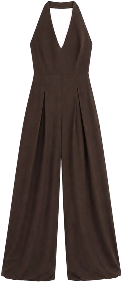 Brown jumpsuit